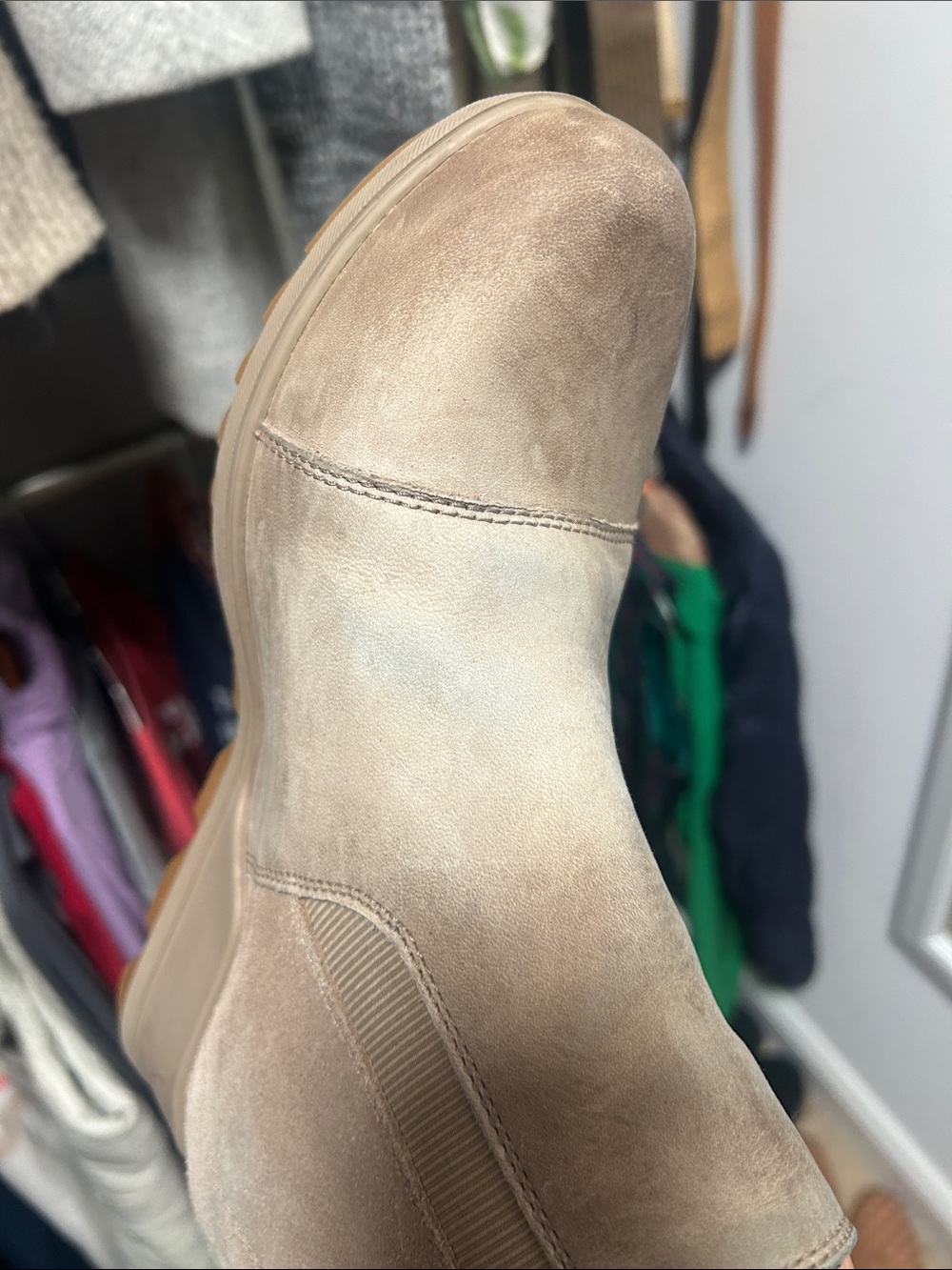 Sorel Taupe Pull-On Ankle Boots - Picture 8 of 8
